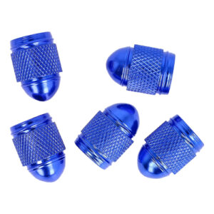 Autogear 5 Piece Tyre Valve Caps - Blue