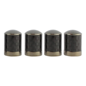 Autogear - X Carbon Fibre Valve Cap Set Nickle Back 16