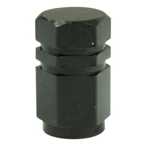 Autogear 5 Piece Hex Tyre Valve Caps - Black