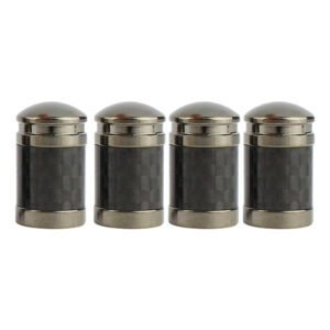 Autogear - X Carbon Fibre Valve Cap Set Nickle Back 20