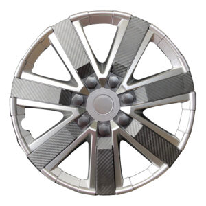 Autogear 15' Silver / Grey Wheel Cover Set