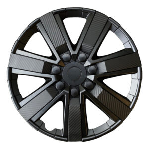 Autogear 15" Matt Black Wheel Cover Set