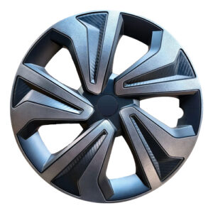 Autogear 14" Black / Grey Wheel Cover Set