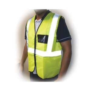 Autogear Reflective Vest XL Zipper and ID Pocket